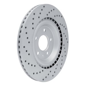 Audi S5 Brake Rotor (1) - Rear Right - DFC - Drilled Geoperformance - `08-`25