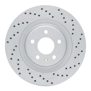 Audi S5 Brake Rotor (1) - Rear Right - DFC - Drilled Geoperformance - `08-`25