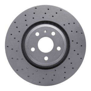 Audi TTS Quattro Brake Rotor (1) - Front Left - DFC - Drilled Geoperformance - `12-`15 Audi TTS Quattro Brake Rotor (1) - Front Left - DFC - Drilled Geoperformance - `12-`15