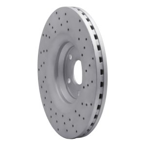 Audi TTS Quattro Brake Rotor (1) - Front Left - DFC - Drilled Geoperformance - `12-`15