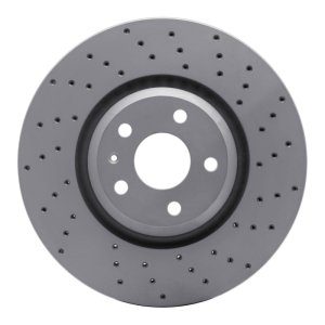 Audi Tts Quattro Brake Rotor (1) - Front Right - DFC - Drilled Geoperformance - `12-`15 Audi Tts Quattro Brake Rotor (1) - Front Right - DFC - Drilled Geoperformance - `12-`15