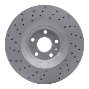 Audi Tts Quattro Brake Rotor (1) - Front Right - DFC - Drilled Geoperformance - `12-`15 Audi Tts Quattro Brake Rotor (1) - Front Right - DFC - Drilled Geoperformance - `12-`15