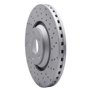 Audi Tts Quattro Brake Rotor (1) - Front Right - DFC - Drilled Geoperformance - `12-`15 Audi Tts Quattro Brake Rotor (1) - Front Right - DFC - Drilled Geoperformance - `12-`15