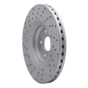 Audi Tts Quattro Brake Rotor (1) - Front Right - DFC - Drilled Geoperformance - `12-`15 Audi Tts Quattro Brake Rotor (1) - Front Right - DFC - Drilled Geoperformance - `12-`15