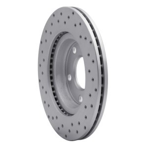 Audi A4 Brake Rotors (2) - Rear Right/Front Right - DFC - Drilled Geoperformance - `97-`08