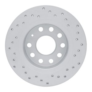 Audi A3 Brake Rotor (1) - Rear Left - DFC - Drilled Geoperformance - `10-`19