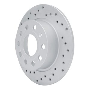 Audi A3 Brake Rotor (1) - Rear Left - DFC - Drilled Geoperformance - `10-`19