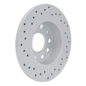 Audi A3 Brake Rotor (1) - Rear Right - DFC - Drilled Geoperformance - `10-`19