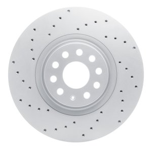 Audi S3 Brake Rotor (1) - Front Left - DFC - Geoperformance Drilled - `12-`25