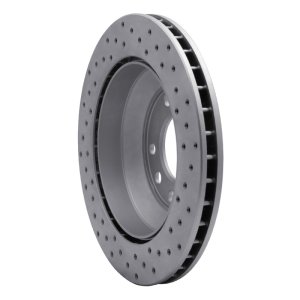 Audi Q7 Brake Rotor (1) - Rear Left - DFC - Drilled Geoperformance - `03-`18 Audi Q7 Brake Rotor (1) - Rear Left - DFC - Drilled Geoperformance - `03-`18