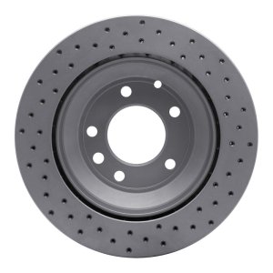 Audi Q7 Brake Rotor (1) - Rear Left - DFC - Drilled Geoperformance - `03-`18 Audi Q7 Brake Rotor (1) - Rear Left - DFC - Drilled Geoperformance - `03-`18