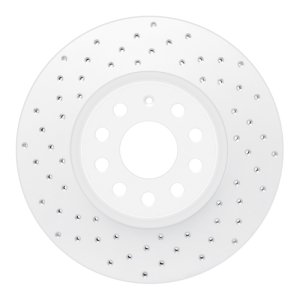 Audi Q3 Brake Rotor (1) - Front Left - DFC - Geoperformance Drilled - `05-`25