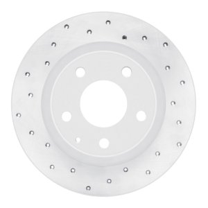 Mazda 6 Brake Rotor (1) - Rear Left - DFC - Drilled Geoperformance - `14-`21