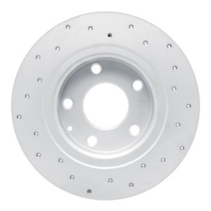 Mazda 6 Brake Rotor (1) - Rear Left - DFC - Drilled Geoperformance - `14-`21