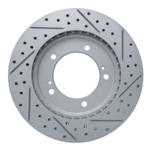 Chevrolet Tracker Brake Rotor (1) - Front Left - DFC - Drilled & Slotted Geoperformance - `99-`08