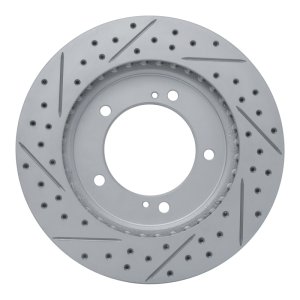 Chevrolet Tracker Brake Rotor (1) - Front Right - DFC - Drilled & Slotted Geoperformance - `99-`08