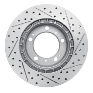 Porsche Boxster Brake Rotor (1) - Rear Left - DFC - Geoperformance Drilled & Slotted - `97-`04