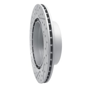 Porsche Boxster Brake Rotor (1) - Rear Right - DFC - Drilled & Slotted Geoperformance - `97-`04