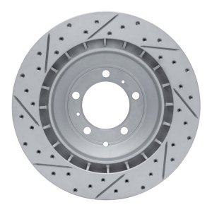 Audi E-Tron GT Brake Rotor (1) - Rear Right - DFC - Geoperformance Drilled & Slotted - `19-`26