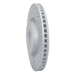 Hyundai Sonata Brake Rotor (1) - Front Left - DFC - Geoperformance Drilled & Slotted - `11-`25