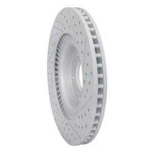 Hyundai Sonata Brake Rotor (1) - Front Left - DFC - Geoperformance Drilled & Slotted - `11-`25