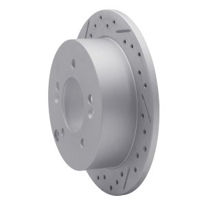 Hyundai Tucson Brake Rotor (1) - Rear Left - DFC - Drilled & Slotted Geoperformance - `01-`10