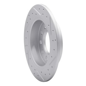 Hyundai Tiburon Brake Rotor (1) - Rear Left - DFC - Drilled & Slotted Geoperformance - `03-`08