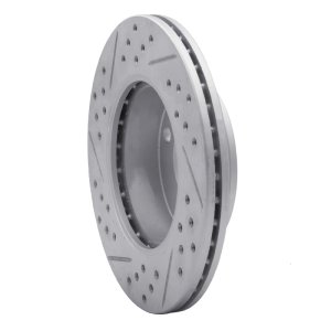 Dodge Verna Brake Rotor (1) - Front Right - DFC - Drilled & Slotted Geoperformance Rotor - `03-`06