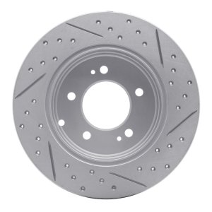 Hyundai Azera Brake Rotor (1) - Rear Left - DFC - Drilled & Slotted Geoperformance - `05-`20 Hyundai Azera Brake Rotor (1) - Rear Left - DFC - Drilled & Slotted Geoperformance - `05-`20