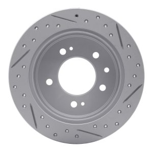 Hyundai Elantra Brake Rotor (1) - Rear Left - DFC - Geoperformance - `07-`10