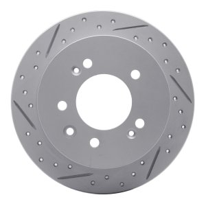 Hyundai Elantra Brake Rotor (1) - Rear Left - DFC - Geoperformance - `07-`10