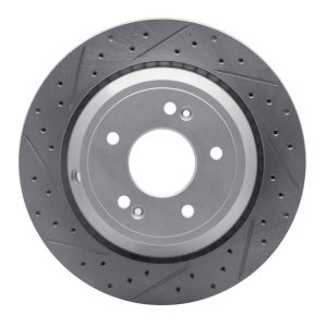Hyundai Equus Brake Rotor (1) - Rear Left - DFC - Drilled & Slotted Geoperformance - `11-`17