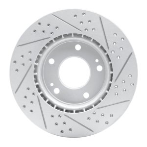 Hyundai Venue Brake Rotor (1) - Front Left - DFC - Geoperformance Drilled & Slotted - `11-`26