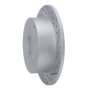 Hyundai Santa Fe Brake Rotor (1) - Rear Right - DFC - Geoperformance Drilled & Slotted - `07-`09