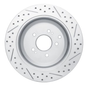 Hyundai Veracruz Brake Rotor (1) - Rear Left - DFC - Drilled & Slotted Geoperformance - `07-`12 Hyundai Veracruz Brake Rotor (1) - Rear Left - DFC - Drilled & Slotted Geoperformance - `07-`12