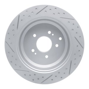 Hyundai Veracruz Brake Rotor (1) - Rear Right - DFC - Drilled & Slotted Geoperformance - `07-`12 Hyundai Veracruz Brake Rotor (1) - Rear Right - DFC - Drilled & Slotted Geoperformance - `07-`12