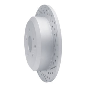 Hyundai Veracruz Brake Rotor (1) - Rear Right - DFC - Drilled & Slotted Geoperformance - `07-`12 Hyundai Veracruz Brake Rotor (1) - Rear Right - DFC - Drilled & Slotted Geoperformance - `07-`12