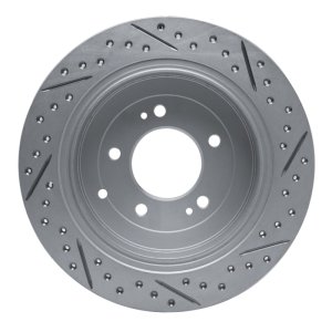 Hyundai Tucson Brake Rotor (1) - Rear Left - DFC - Geoperformance Drilled & Slotted - `16-`22