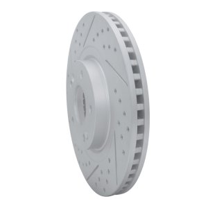 Hyundai Santa Fe Brake Rotor (1) - Front Left - DFC - Geoperformance Rotor - Drilled and Slotted - `13-`20