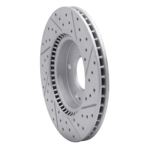 Hyundai Ioniq Brake Rotor (1) - Front Left - DFC - Drilled & Slotted Geoperformance - `17-`22