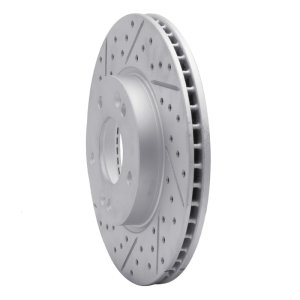Hyundai Ioniq Brake Rotor (1) - Front Left - DFC - Drilled & Slotted Geoperformance - `17-`22