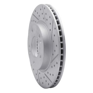 Hyundai Ioniq Brake Rotor (1) - Front Right - DFC - Geoperformance Drilled & Slotted - `17-`22