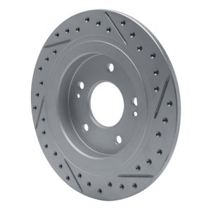 Hyundai Kona Brake Rotor (1) - Rear Left - DFC - Drilled & Slotted Geoperformance - `18-`26