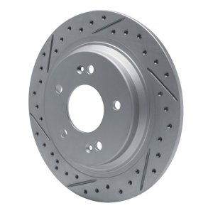 Hyundai Kona Brake Rotor (1) - Rear Left - DFC - Drilled & Slotted Geoperformance - `18-`26