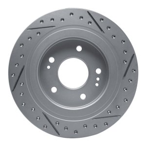 Hyundai Kona Brake Rotor (1) - Rear Left - DFC - Drilled & Slotted Geoperformance - `18-`26