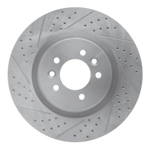 Land Rover Range Rover Sport Brake Rotor (1) - Front Left - DFC - Geoperformance Drilled & Slotted - `06-`17
