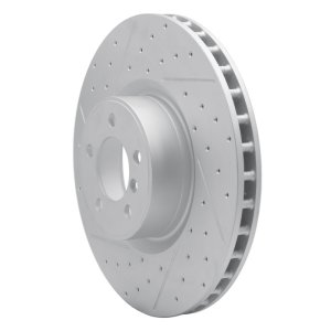 Land Rover Range Rover Brake Rotor (1) - Front Left - DFC - Drilled & Slotted Geoperformance - `10-`12