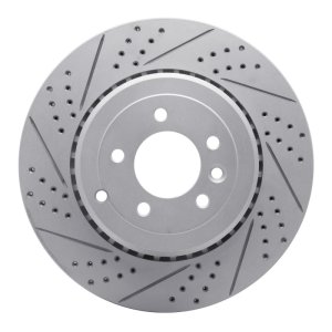 Land Rover Range Rover Sport Brake Rotor (1) - Rear Left - DFC - Drilled & Slotted Geoperformance - `10-`13