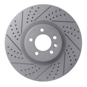 Land Rover Range Rover Brake Rotor (1) - Front Right - DFC - Geoperformance Drilled & Slotted - `10-`17