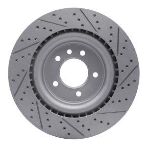 Land Rover Range Rover Brake Rotor (1) - Rear Right - DFC - Geoperf Drill & Slot - `14-`24